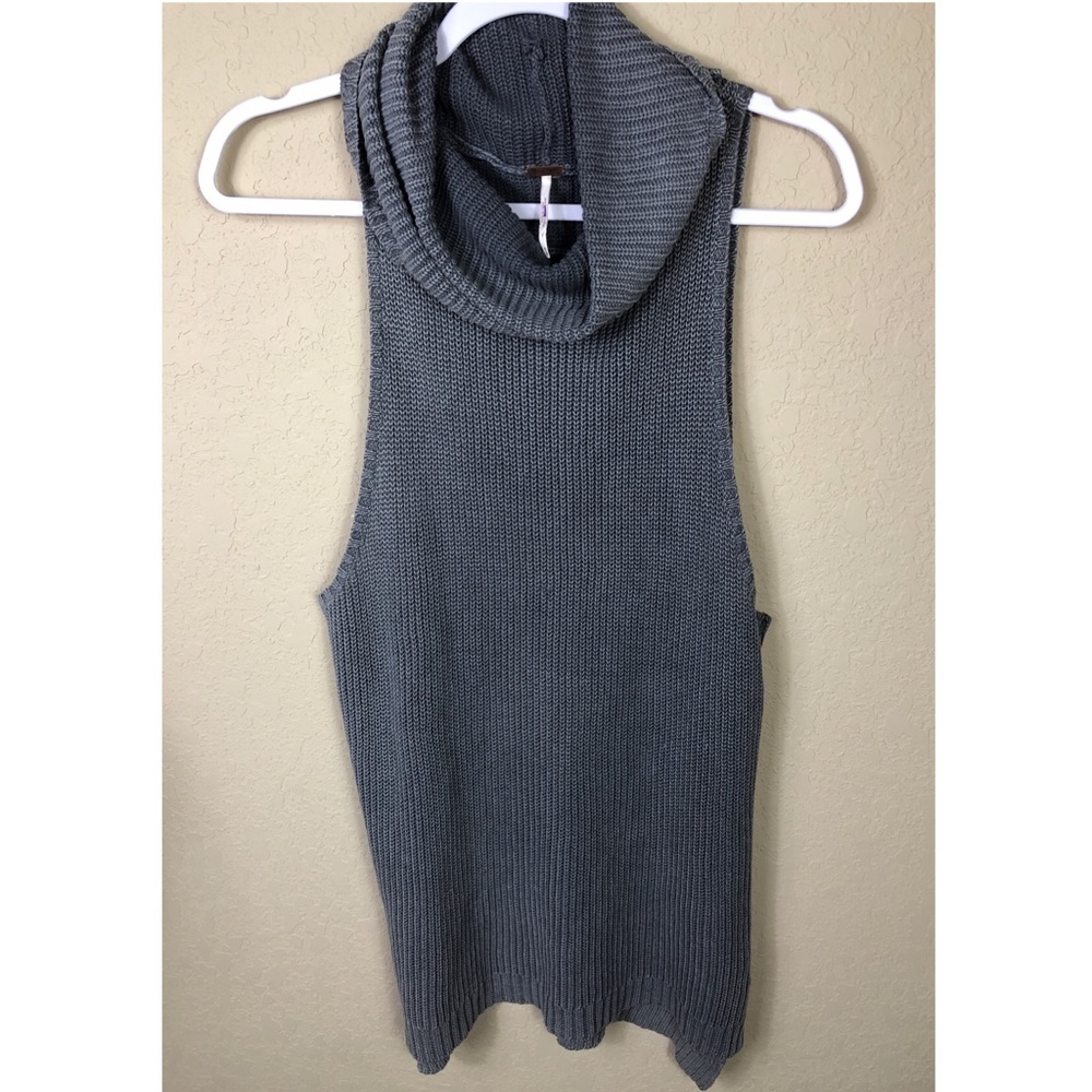 Free People Sleeveless Rollneck Sweater Tank - Picture 5 of 8